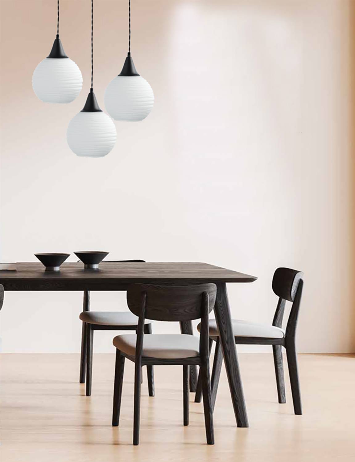 Φωτιστικό Πολύφωτο 3φ Μέταλλο/Γυαλί Ε27